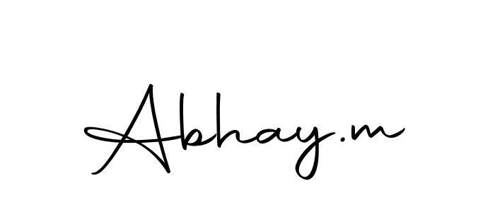 Abhay.m stylish signature style. Best Handwritten Sign (Autography-DOLnW) for my name. Handwritten Signature Collection Ideas for my name Abhay.m. Abhay.m signature style 10 images and pictures png