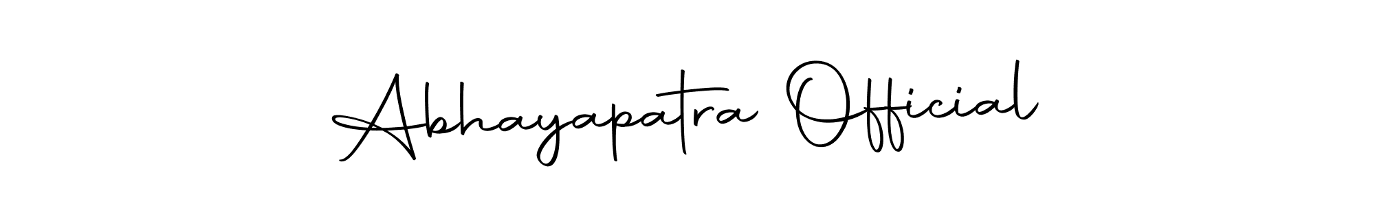 Also we have Abhayapatra Official name is the best signature style. Create professional handwritten signature collection using Autography-DOLnW autograph style. Abhayapatra Official signature style 10 images and pictures png