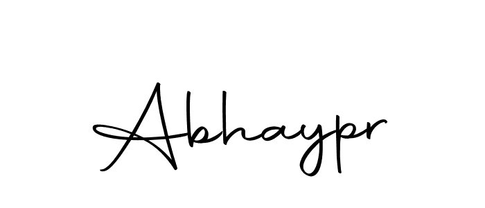 The best way (Autography-DOLnW) to make a short signature is to pick only two or three words in your name. The name Abhaypr include a total of six letters. For converting this name. Abhaypr signature style 10 images and pictures png