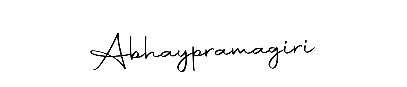 Create a beautiful signature design for name Abhaypramagiri. With this signature (Autography-DOLnW) fonts, you can make a handwritten signature for free. Abhaypramagiri signature style 10 images and pictures png