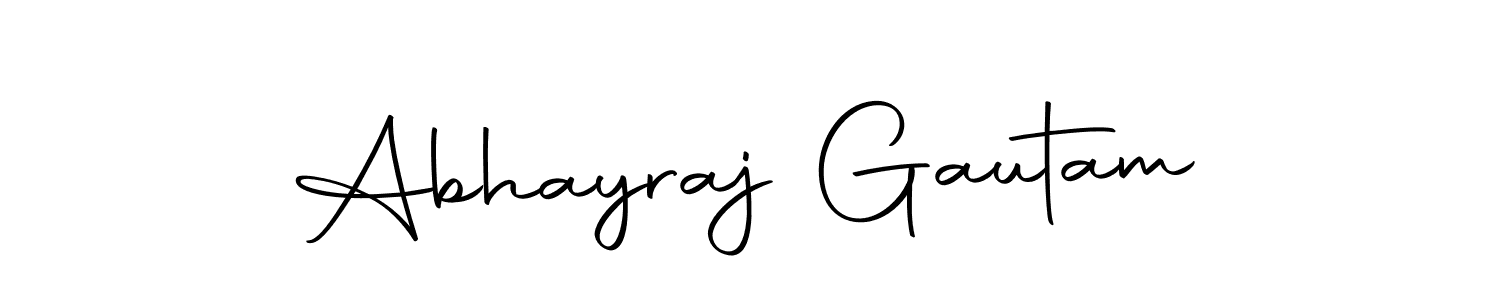 How to make Abhayraj Gautam signature? Autography-DOLnW is a professional autograph style. Create handwritten signature for Abhayraj Gautam name. Abhayraj Gautam signature style 10 images and pictures png