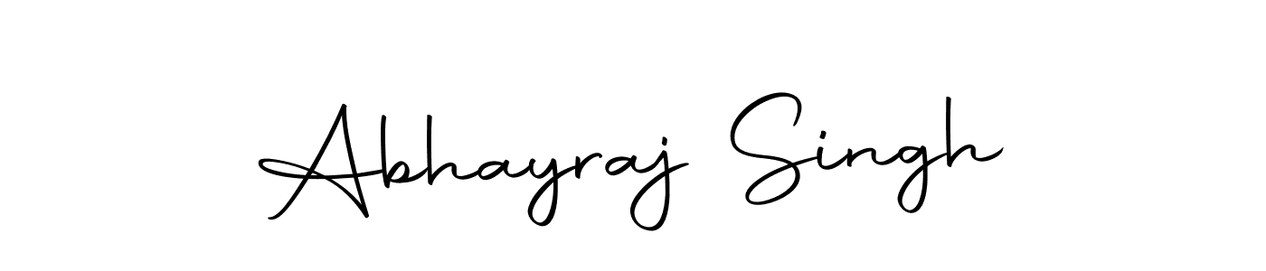 How to make Abhayraj Singh name signature. Use Autography-DOLnW style for creating short signs online. This is the latest handwritten sign. Abhayraj Singh signature style 10 images and pictures png