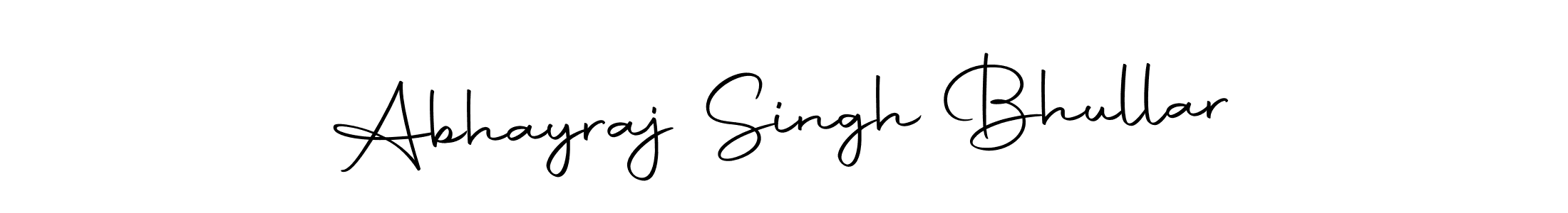 The best way (Autography-DOLnW) to make a short signature is to pick only two or three words in your name. The name Abhayraj Singh Bhullar include a total of six letters. For converting this name. Abhayraj Singh Bhullar signature style 10 images and pictures png