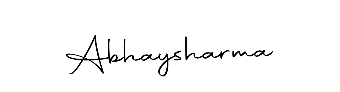 Make a beautiful signature design for name Abhaysharma. Use this online signature maker to create a handwritten signature for free. Abhaysharma signature style 10 images and pictures png