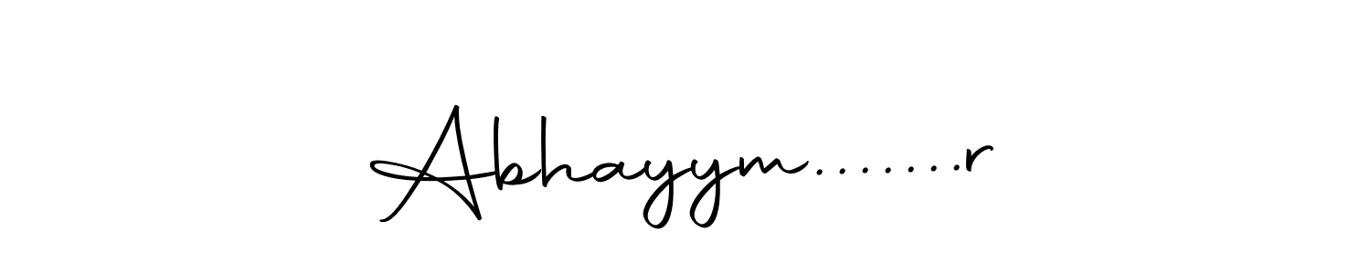 Abhayym.......r stylish signature style. Best Handwritten Sign (Autography-DOLnW) for my name. Handwritten Signature Collection Ideas for my name Abhayym.......r. Abhayym.......r signature style 10 images and pictures png