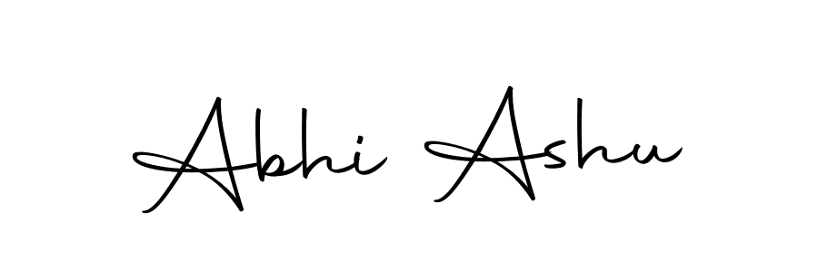 Abhi Ashu stylish signature style. Best Handwritten Sign (Autography-DOLnW) for my name. Handwritten Signature Collection Ideas for my name Abhi Ashu. Abhi Ashu signature style 10 images and pictures png