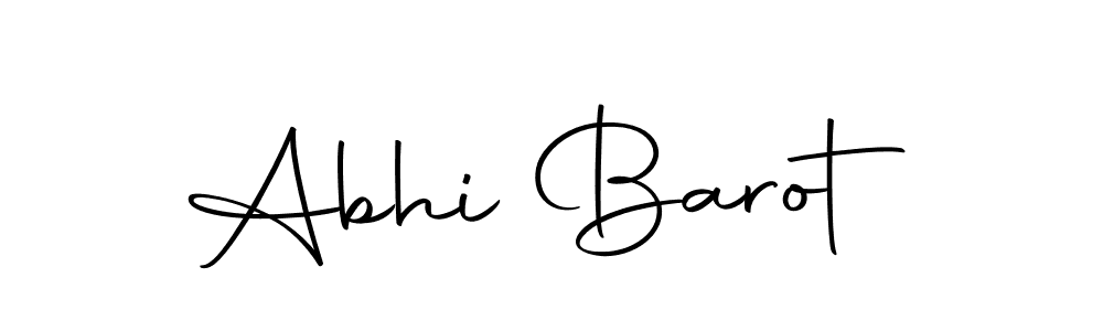 Design your own signature with our free online signature maker. With this signature software, you can create a handwritten (Autography-DOLnW) signature for name Abhi Barot. Abhi Barot signature style 10 images and pictures png