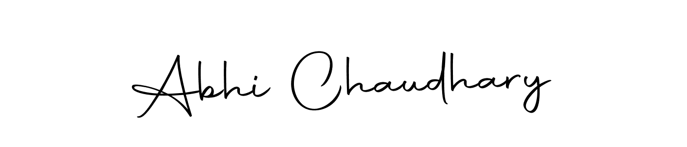 Make a short Abhi Chaudhary signature style. Manage your documents anywhere anytime using Autography-DOLnW. Create and add eSignatures, submit forms, share and send files easily. Abhi Chaudhary signature style 10 images and pictures png