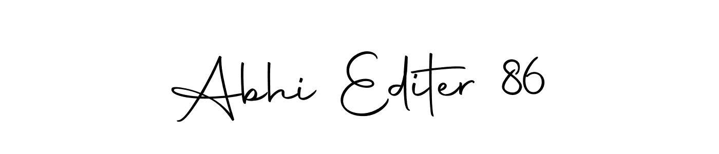 Use a signature maker to create a handwritten signature online. With this signature software, you can design (Autography-DOLnW) your own signature for name Abhi Editer 86. Abhi Editer 86 signature style 10 images and pictures png