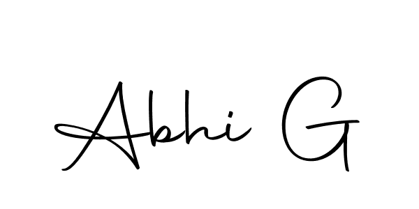 Make a beautiful signature design for name Abhi G. Use this online signature maker to create a handwritten signature for free. Abhi G signature style 10 images and pictures png