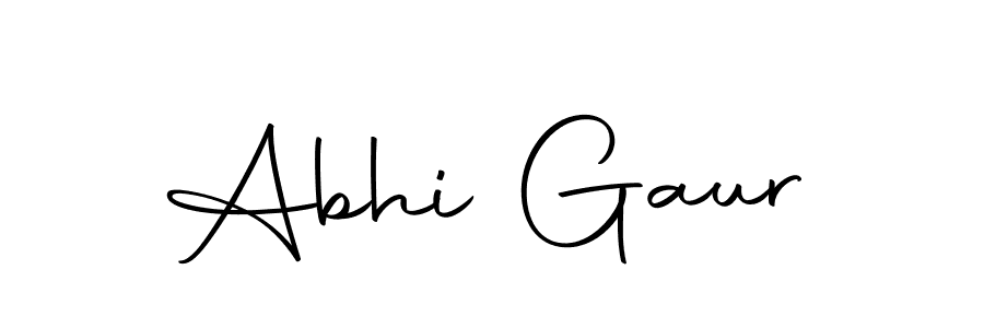 You can use this online signature creator to create a handwritten signature for the name Abhi Gaur. This is the best online autograph maker. Abhi Gaur signature style 10 images and pictures png