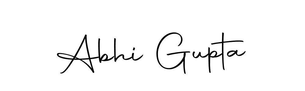 Make a beautiful signature design for name Abhi Gupta. With this signature (Autography-DOLnW) style, you can create a handwritten signature for free. Abhi Gupta signature style 10 images and pictures png