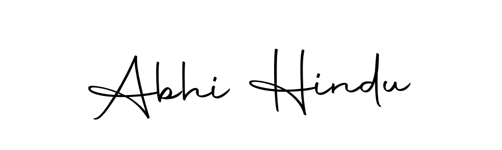 You should practise on your own different ways (Autography-DOLnW) to write your name (Abhi Hindu) in signature. don't let someone else do it for you. Abhi Hindu signature style 10 images and pictures png