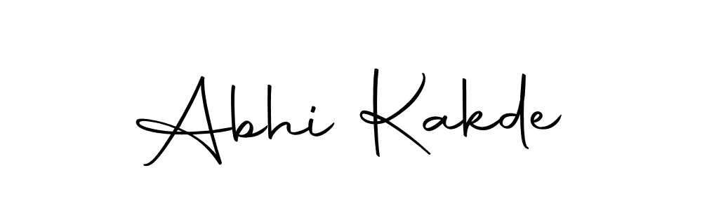 How to make Abhi Kakde signature? Autography-DOLnW is a professional autograph style. Create handwritten signature for Abhi Kakde name. Abhi Kakde signature style 10 images and pictures png