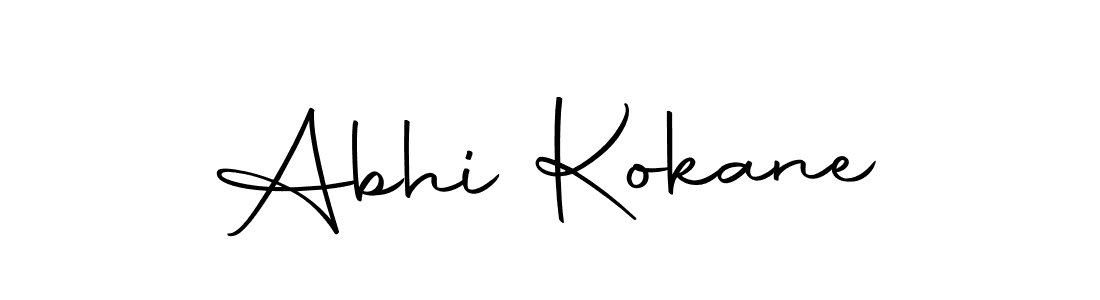 Make a beautiful signature design for name Abhi Kokane. Use this online signature maker to create a handwritten signature for free. Abhi Kokane signature style 10 images and pictures png