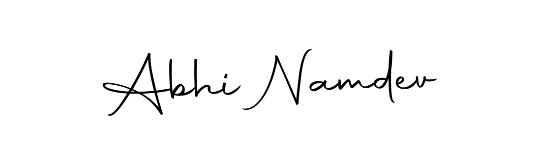 Abhi Namdev stylish signature style. Best Handwritten Sign (Autography-DOLnW) for my name. Handwritten Signature Collection Ideas for my name Abhi Namdev. Abhi Namdev signature style 10 images and pictures png