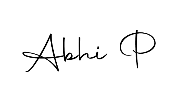 The best way (Autography-DOLnW) to make a short signature is to pick only two or three words in your name. The name Abhi P include a total of six letters. For converting this name. Abhi P signature style 10 images and pictures png