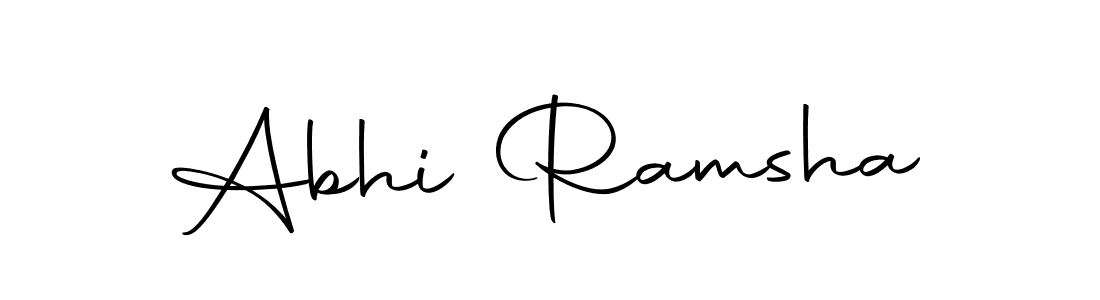 Here are the top 10 professional signature styles for the name Abhi Ramsha. These are the best autograph styles you can use for your name. Abhi Ramsha signature style 10 images and pictures png