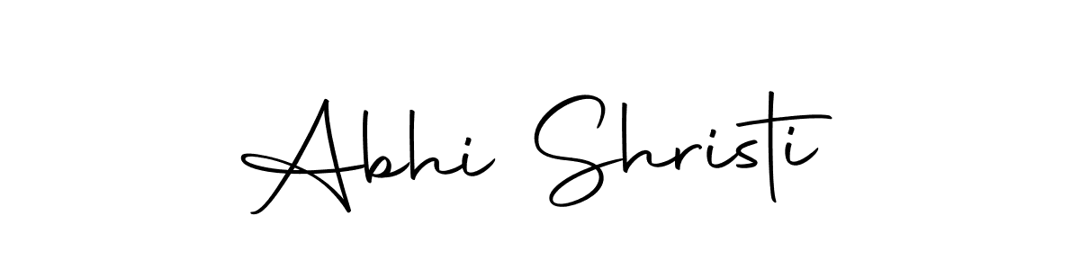 Create a beautiful signature design for name Abhi Shristi. With this signature (Autography-DOLnW) fonts, you can make a handwritten signature for free. Abhi Shristi signature style 10 images and pictures png