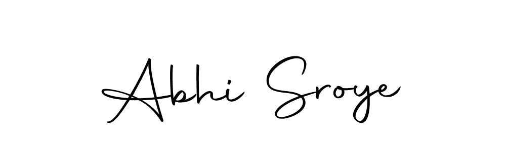 Create a beautiful signature design for name Abhi Sroye. With this signature (Autography-DOLnW) fonts, you can make a handwritten signature for free. Abhi Sroye signature style 10 images and pictures png