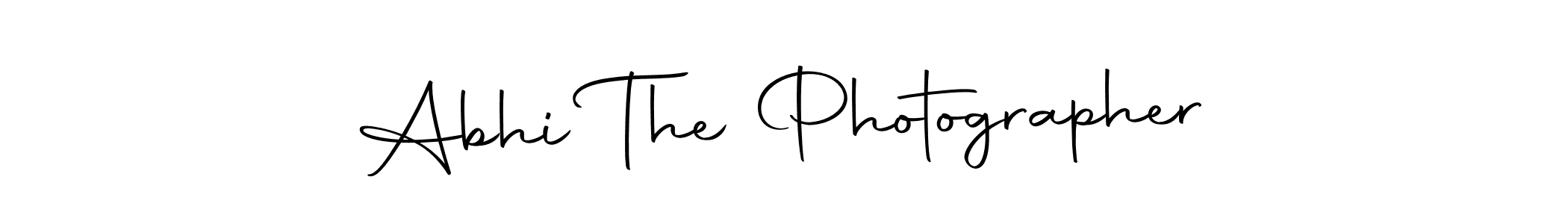 Make a beautiful signature design for name Abhi The Photographer. With this signature (Autography-DOLnW) style, you can create a handwritten signature for free. Abhi The Photographer signature style 10 images and pictures png