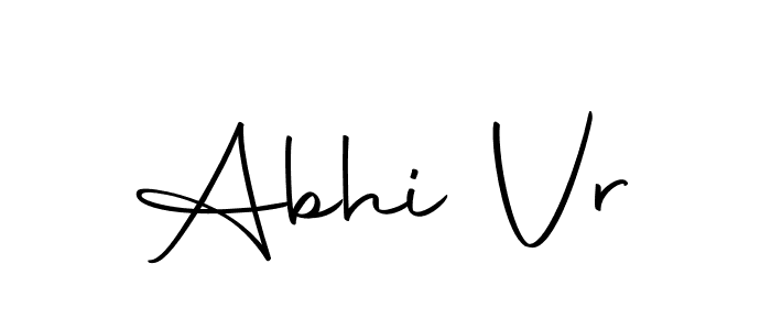Make a beautiful signature design for name Abhi Vr. With this signature (Autography-DOLnW) style, you can create a handwritten signature for free. Abhi Vr signature style 10 images and pictures png