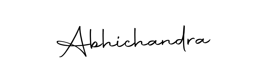 Make a beautiful signature design for name Abhichandra. Use this online signature maker to create a handwritten signature for free. Abhichandra signature style 10 images and pictures png