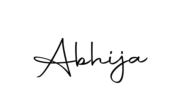 Create a beautiful signature design for name Abhija. With this signature (Autography-DOLnW) fonts, you can make a handwritten signature for free. Abhija signature style 10 images and pictures png