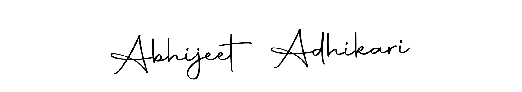 It looks lik you need a new signature style for name Abhijeet Adhikari. Design unique handwritten (Autography-DOLnW) signature with our free signature maker in just a few clicks. Abhijeet Adhikari signature style 10 images and pictures png