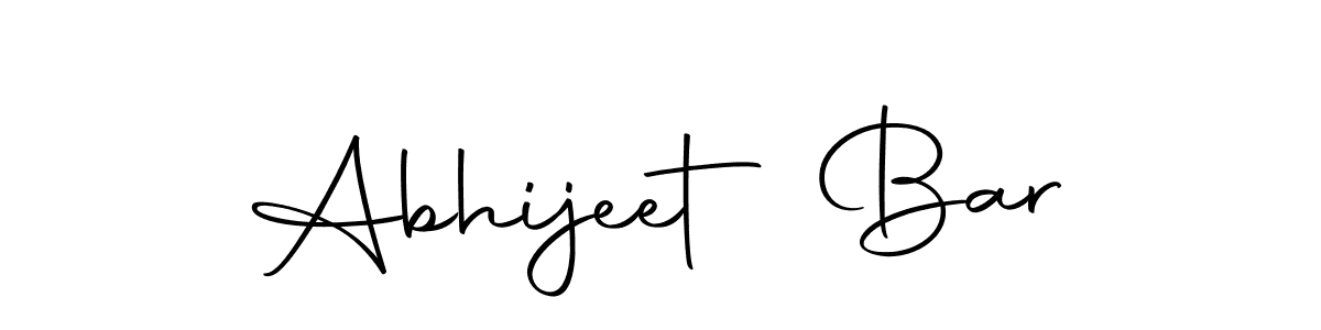 How to make Abhijeet Bar name signature. Use Autography-DOLnW style for creating short signs online. This is the latest handwritten sign. Abhijeet Bar signature style 10 images and pictures png
