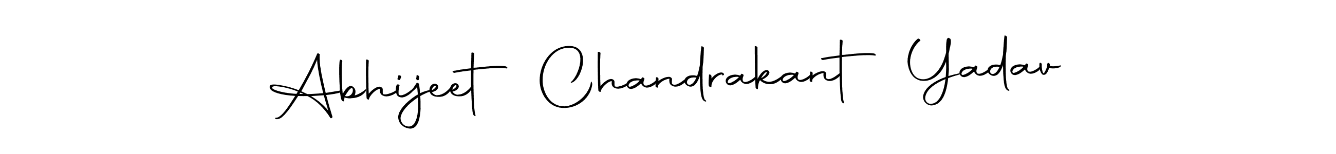 It looks lik you need a new signature style for name Abhijeet Chandrakant Yadav. Design unique handwritten (Autography-DOLnW) signature with our free signature maker in just a few clicks. Abhijeet Chandrakant Yadav signature style 10 images and pictures png