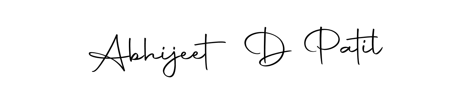 Design your own signature with our free online signature maker. With this signature software, you can create a handwritten (Autography-DOLnW) signature for name Abhijeet D Patil. Abhijeet D Patil signature style 10 images and pictures png