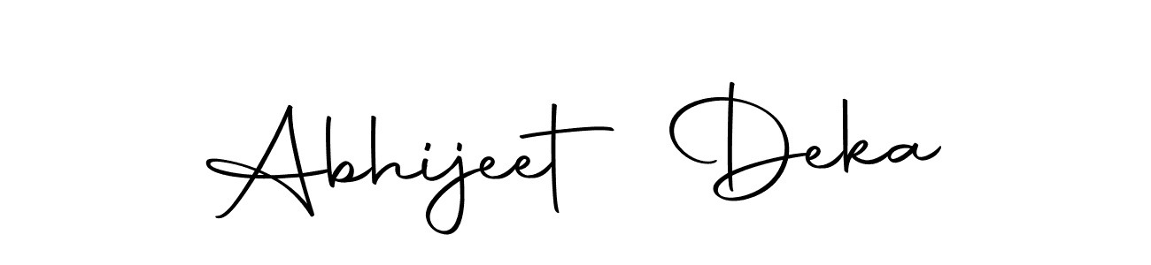 You can use this online signature creator to create a handwritten signature for the name Abhijeet Deka. This is the best online autograph maker. Abhijeet Deka signature style 10 images and pictures png