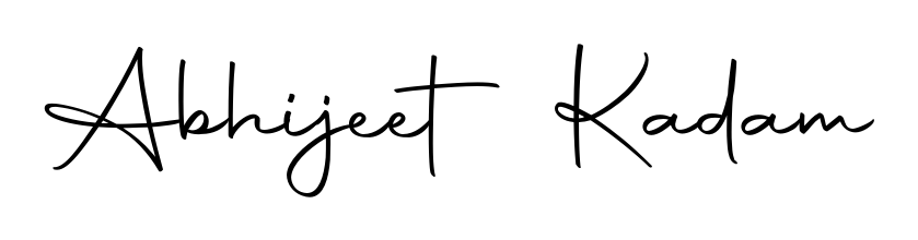 Create a personalized artistic stamp with Abhijeet Kadam in Autography-DOLnW font. Perfect for visual artists, designers, and influencers. Abhijeet Kadam signature style 10 images and pictures png