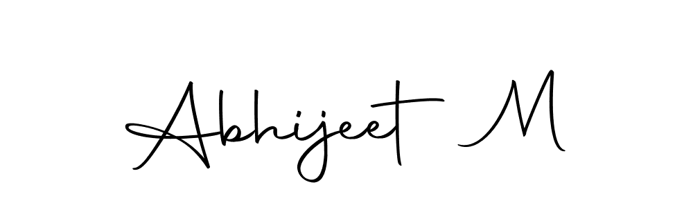Abhijeet M stylish signature style. Best Handwritten Sign (Autography-DOLnW) for my name. Handwritten Signature Collection Ideas for my name Abhijeet M. Abhijeet M signature style 10 images and pictures png