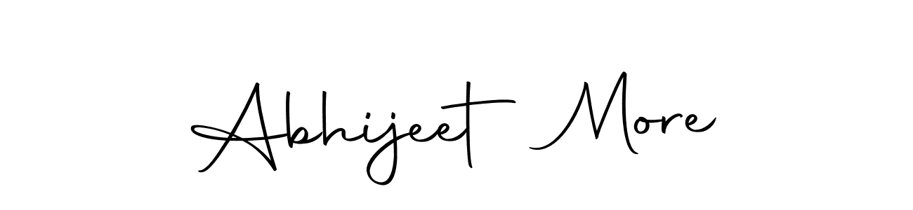 Create a beautiful signature design for name Abhijeet More. With this signature (Autography-DOLnW) fonts, you can make a handwritten signature for free. Abhijeet More signature style 10 images and pictures png