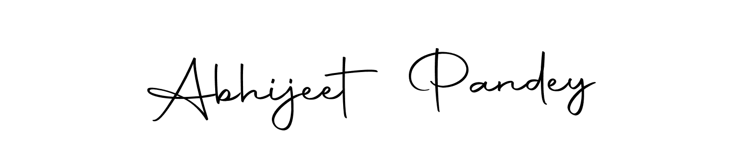 Make a beautiful signature design for name Abhijeet Pandey. With this signature (Autography-DOLnW) style, you can create a handwritten signature for free. Abhijeet Pandey signature style 10 images and pictures png