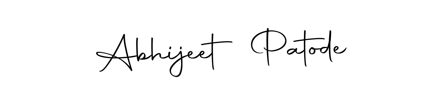 Create a beautiful signature design for name Abhijeet Patode. With this signature (Autography-DOLnW) fonts, you can make a handwritten signature for free. Abhijeet Patode signature style 10 images and pictures png