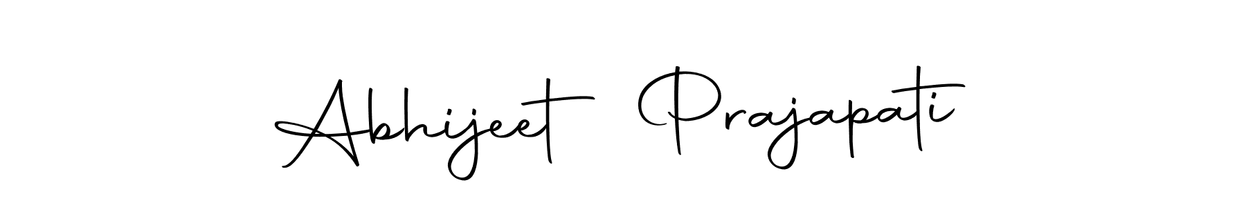 Create a beautiful signature design for name Abhijeet Prajapati. With this signature (Autography-DOLnW) fonts, you can make a handwritten signature for free. Abhijeet Prajapati signature style 10 images and pictures png