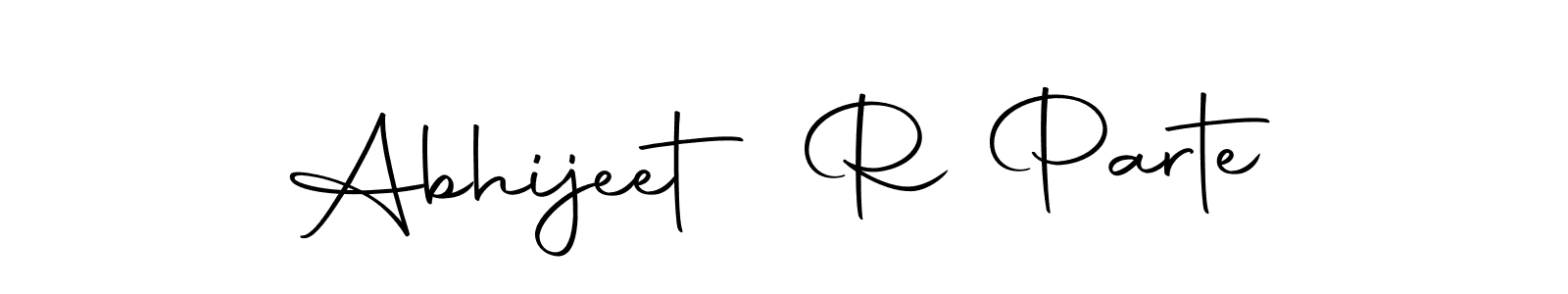 Create a beautiful signature design for name Abhijeet R Parte. With this signature (Autography-DOLnW) fonts, you can make a handwritten signature for free. Abhijeet R Parte signature style 10 images and pictures png