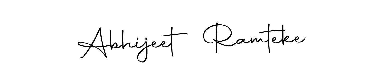 Also we have Abhijeet Ramteke name is the best signature style. Create professional handwritten signature collection using Autography-DOLnW autograph style. Abhijeet Ramteke signature style 10 images and pictures png