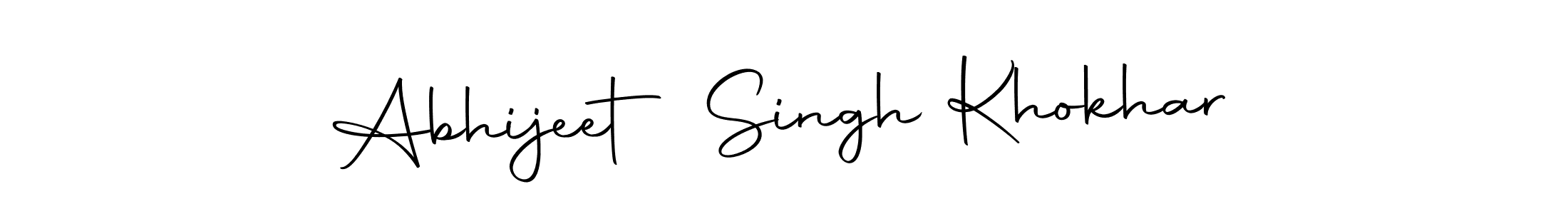 Make a beautiful signature design for name Abhijeet Singh Khokhar. Use this online signature maker to create a handwritten signature for free. Abhijeet Singh Khokhar signature style 10 images and pictures png