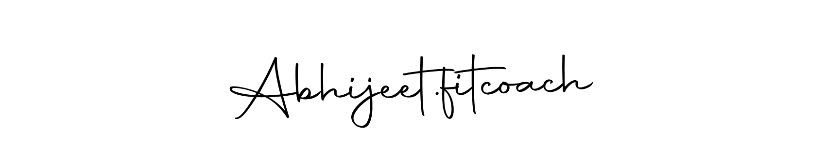 Autography-DOLnW is a professional signature style that is perfect for those who want to add a touch of class to their signature. It is also a great choice for those who want to make their signature more unique. Get Abhijeet.fitcoach name to fancy signature for free. Abhijeet.fitcoach signature style 10 images and pictures png