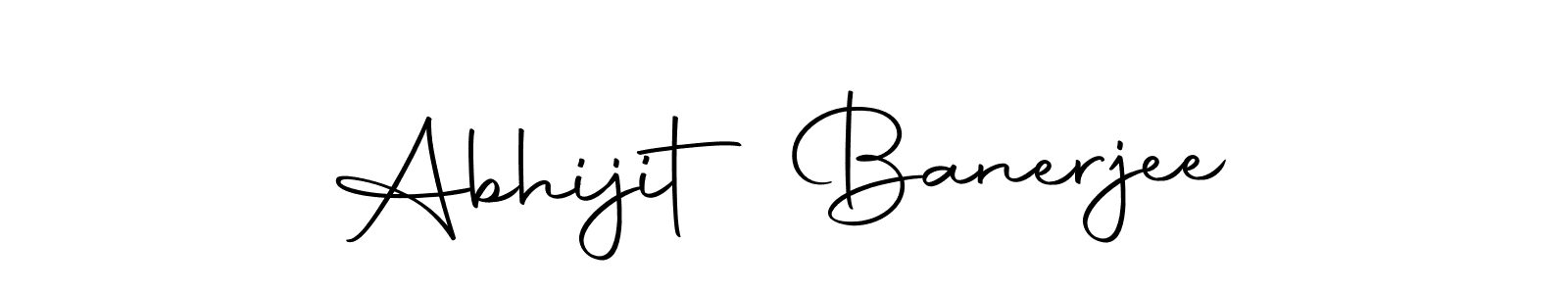 Design your own signature with our free online signature maker. With this signature software, you can create a handwritten (Autography-DOLnW) signature for name Abhijit Banerjee. Abhijit Banerjee signature style 10 images and pictures png