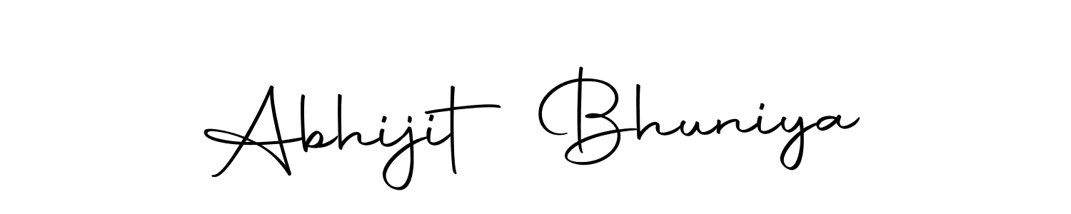 Use a signature maker to create a handwritten signature online. With this signature software, you can design (Autography-DOLnW) your own signature for name Abhijit Bhuniya. Abhijit Bhuniya signature style 10 images and pictures png