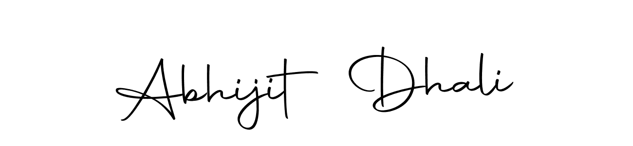 Use a signature maker to create a handwritten signature online. With this signature software, you can design (Autography-DOLnW) your own signature for name Abhijit Dhali. Abhijit Dhali signature style 10 images and pictures png