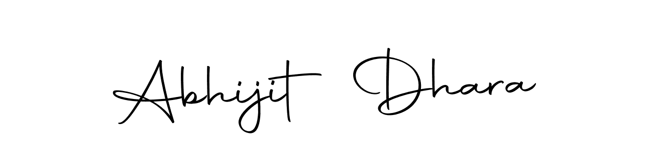 Use a signature maker to create a handwritten signature online. With this signature software, you can design (Autography-DOLnW) your own signature for name Abhijit Dhara. Abhijit Dhara signature style 10 images and pictures png