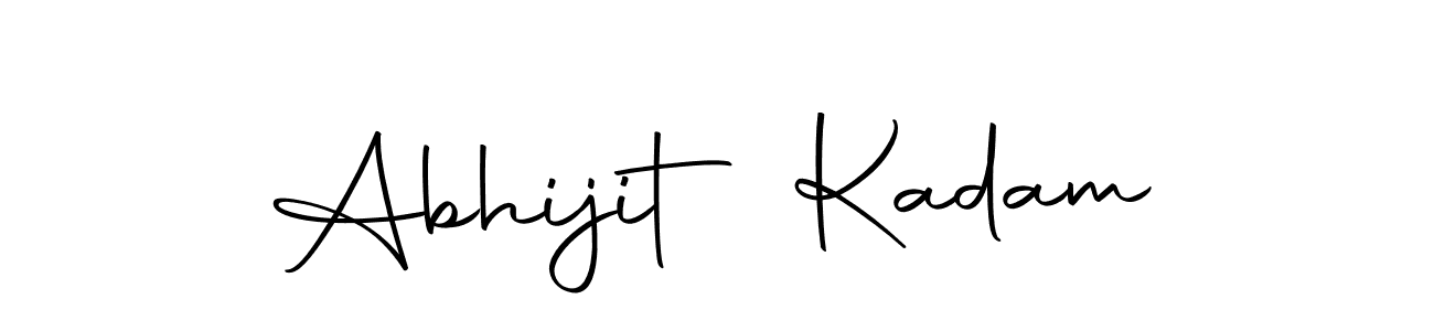 How to make Abhijit Kadam name signature. Use Autography-DOLnW style for creating short signs online. This is the latest handwritten sign. Abhijit Kadam signature style 10 images and pictures png