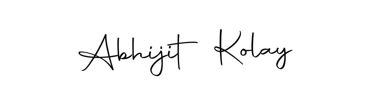 Make a beautiful signature design for name Abhijit Kolay. Use this online signature maker to create a handwritten signature for free. Abhijit Kolay signature style 10 images and pictures png