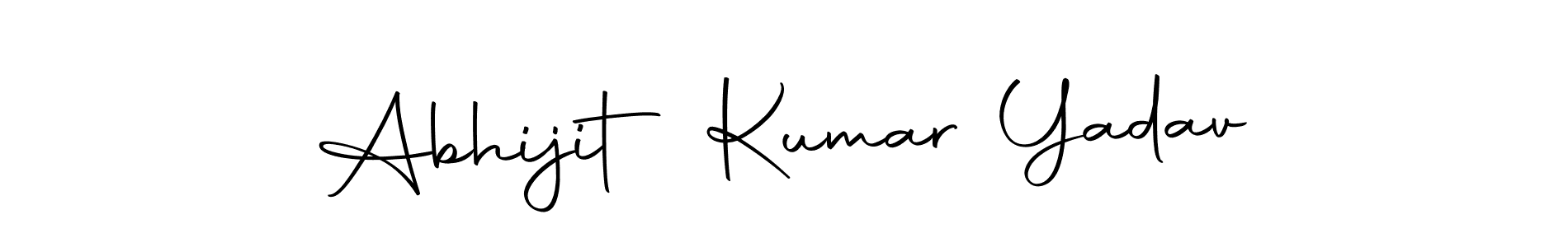 Design your own signature with our free online signature maker. With this signature software, you can create a handwritten (Autography-DOLnW) signature for name Abhijit Kumar Yadav. Abhijit Kumar Yadav signature style 10 images and pictures png